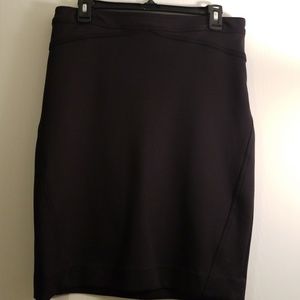 Black pencil skirt